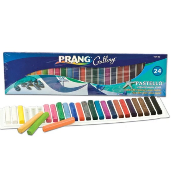 6 sets of Prang Pastellos Colored Chalk for drawing paper *New, unopened* - Picture 1 of 4